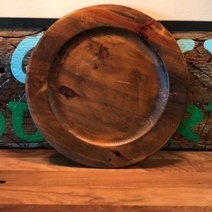 Wooden Platter 13” Serving Tray Platter